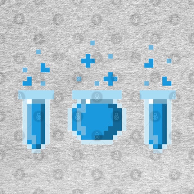 8Bit Mana Potion, Blue by Anna.Moore.Art